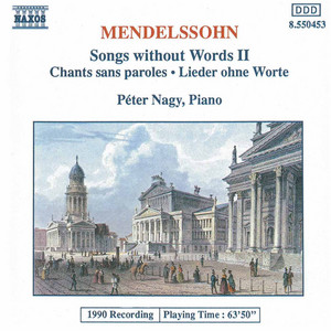 Écouter "Lieder ohne Worte, Op. 19b: Lied ohne Worte (Song without Words) No. 6 in G Minor, Op. 19, No. 6, "Venezianisches Gondellied" [Venetian Gondola Song]" de Felix Mendelssohn