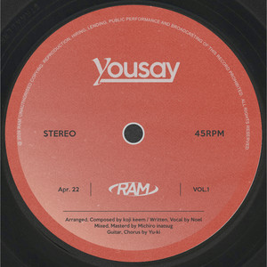 RAM — You Say cover