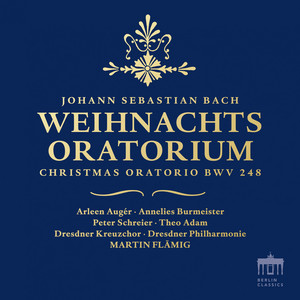Écouter "Weihnachtsoratorium, BWV 248 - Teil 6: I. Chor. "Herr, wenn die stolzen Feinde schnauben"" de Dresdner Kreuzchor