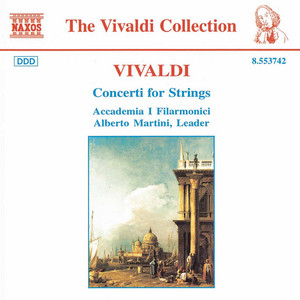 Écouter "Concerto for Strings in A Minor, RV 161: I. Allegro" de Antonio Vivaldi