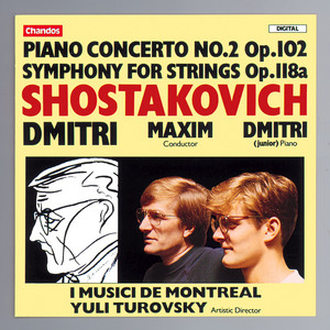 Écouter "Piano Concerto No. 2 in F Major, Op. 102: I. Allegro" de Dmitri Shostakovich