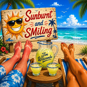 Sunburnt and Smiling album cover by Jim Wiscombe