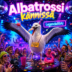 Albatrossi kännissä — kansikuva