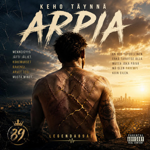 Keho täynnä arpia — kansikuva