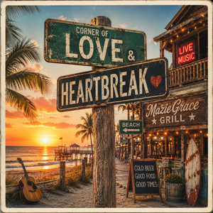 Love and Heartbreak album cover by Jim Wiscombe