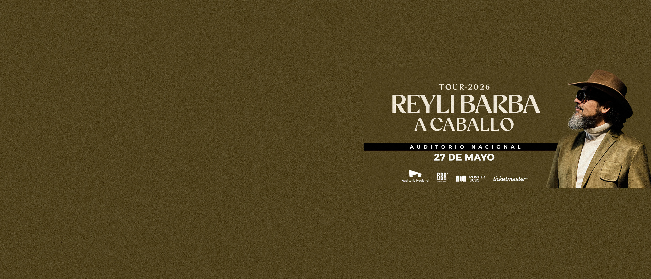 Reyli Barba Tickets Ciudad de México (Auditorio Nacional) on 5/27/2026 ...