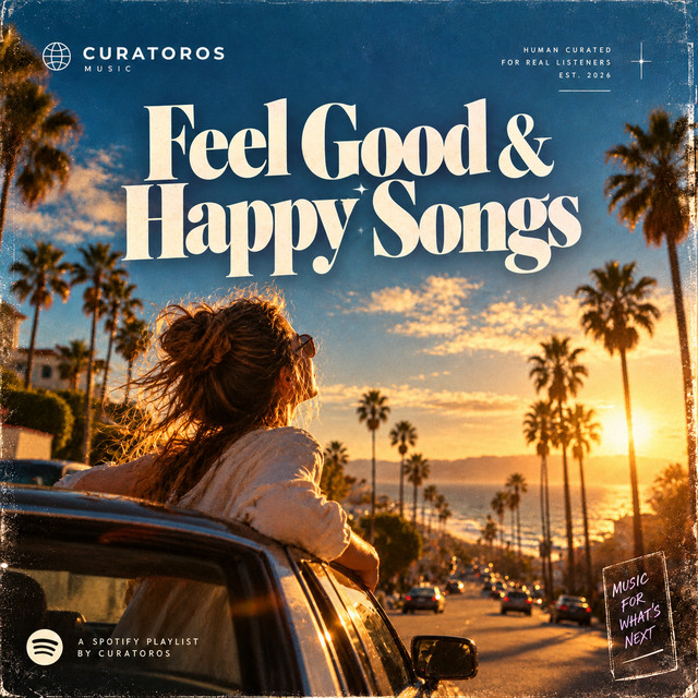 Feel Good & Happy Songs playlist cover