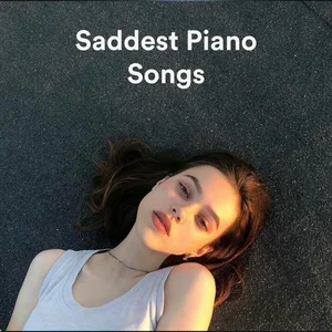 Saddest Piano Songs Spotify playlist cover art