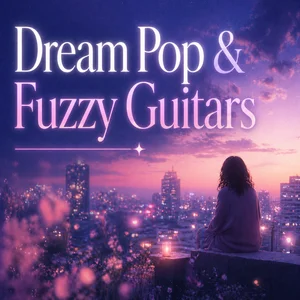 Dream Pop & Fuzzy Guitars Spotify playlist cover art