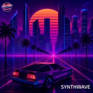 Synthwave playlist cover