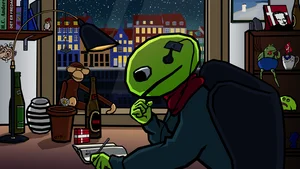 dansk lofi hiphop / sove Spotify playlist cover art