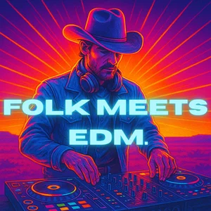 Folk Meets EDM. Spotify playlist cover art