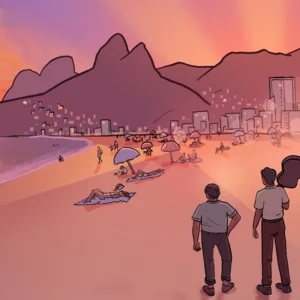 Chill Brazilian Storm : Bossa Nova Lofi Beats ( Lofi / ChillHop ) playlist cover
