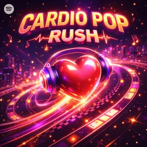 Cardio Pop Rush Spotify playlist cover art