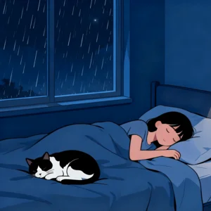 relaxing sleep music 💤 lofi rain for deep sleeping Spotify playlist cover art