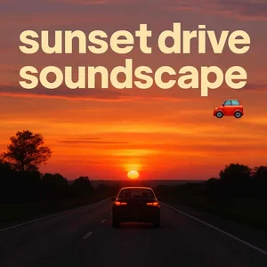 Cover art for sunset drive soundscape 🚗