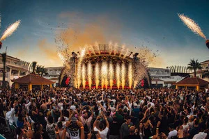 IBIZA DANCE HITS 90s-2024 - OLD & NEW CLUB ANTHEMS - (IT GOES LIKE NANANA - PEGGY GOU, ATMOPSPHERE/TAKE IT OFF/WORLD HOLD ON - FISHER, FREED FROM DESIRE, RAINFALL (PRAISE YOU), LADY, GYPSY WOMAN) Spotify playlist cover art