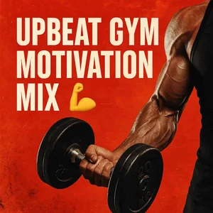 Cover art for upbeat gym motivation mix 💪
