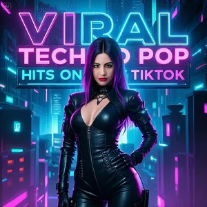 Viral Techno Pop Hits on Tiktok Spotify playlist cover art