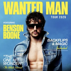 Benson Boone Setlist - Wanted Man Tour 2026 playlist cover