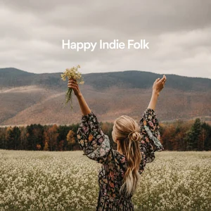 Happy Indie Folk Spotify playlist cover art