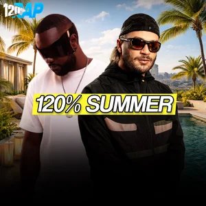 120% SUMMER - Playlist RAP ÉTÉ FR 2026 | 120%RAP (Avec : GIMS, Jul, KeBlack…) Été playlist cover