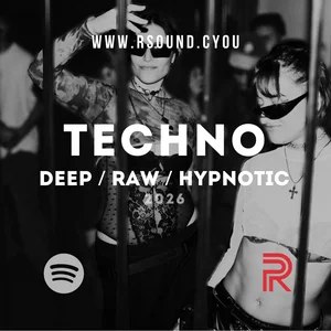 Techno Room - Hypnotic Groovy Vibe Spotify playlist cover art