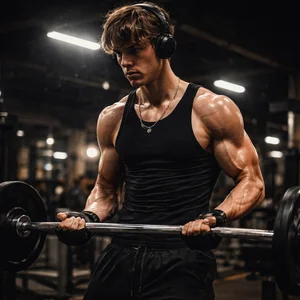 workout rock hits playlist cover