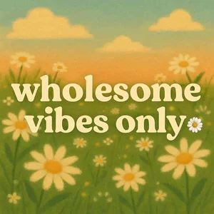 Cover art for Wholesome Vibes Only Playlist on Spotify: wholesome vibes only 🌼