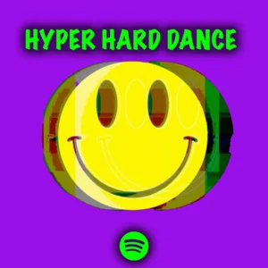 Hyper Hard Dance 2025 Spotify playlist cover art