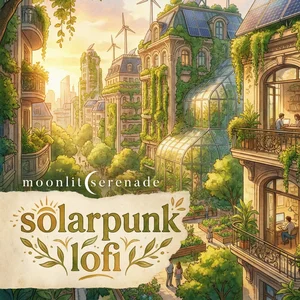 Solarpunk Lofi 2026 Spotify playlist cover art