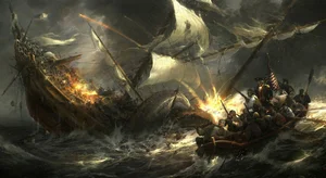 17 Ships Up In Flames