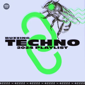 Buzzing Techno 2024 Spotify playlist cover art