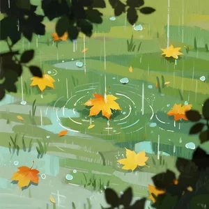Lofi Autumn Rain 🍂 lofi  Autumn Playlist Submission