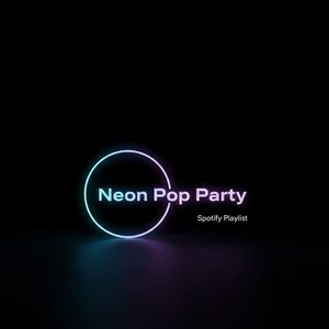 Neon Pop Party Spotify playlist cover art