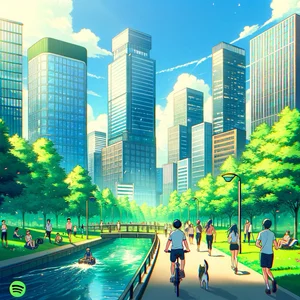Upbeats - productive, studying, working, sunshine, relax vibes Spotify playlist cover art