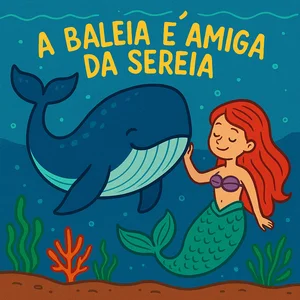 A baleia é amiga da sereia olha o que elas fazem tibum chuá - música infantil  Música infantil playlist cover