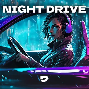 Late Night Drive — Melancholic EDM playlist cover