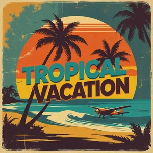 Tropical Vacation Spotify playlist cover art