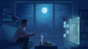 lo-fi beats to quarantine yourself / wash your hands to Spotify playlist cover art