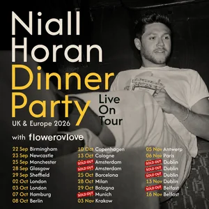Niall Horan - Dinner Party Live On Tour Setlist 2026 🍽️💛 artwork