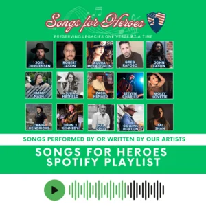 Songs For Heroes Official Playlist Spotify playlist cover art