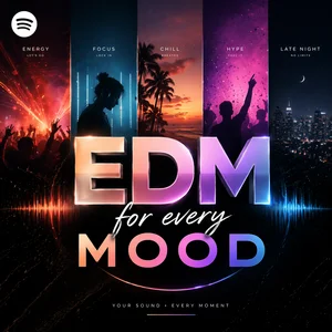 EDM for every mood Spotify playlist cover art