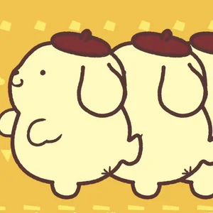 ポムポムプリンPompompurin「プリンとマフィンのポムポムビート