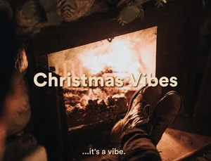 Christmas Vibes 🎄 | Fireplace Music Christmas playlist cover