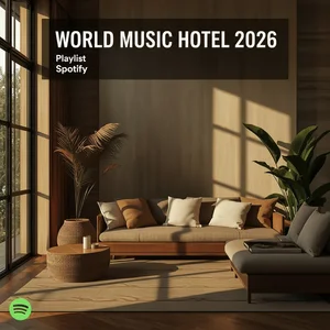 WORLD MUSIC HOTEL 2026 Spotify playlist cover art