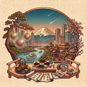 A Funky Summer Day - City pop Spotify playlist cover art