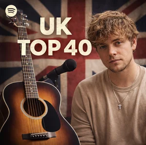 Official UK Top 40 Spotify playlist cover art