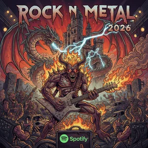 Rock N Metal 2026 Spotify playlist cover art