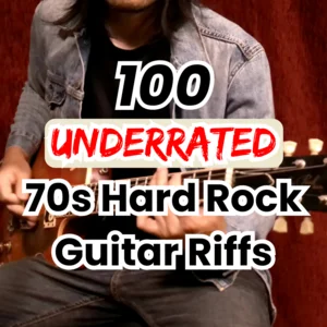 UNDERRATED 70s Hard Rock Guitar Riffs Spotify playlist cover art